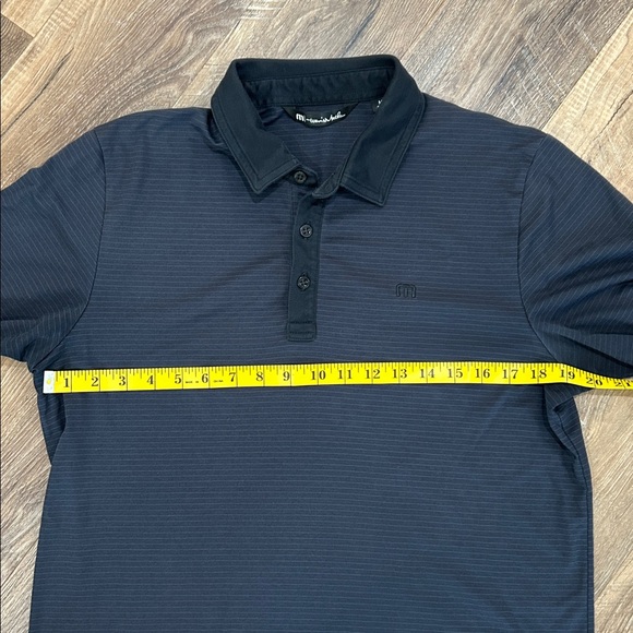Travis Mathew polo black striped size Medium - Picture 5 of 12